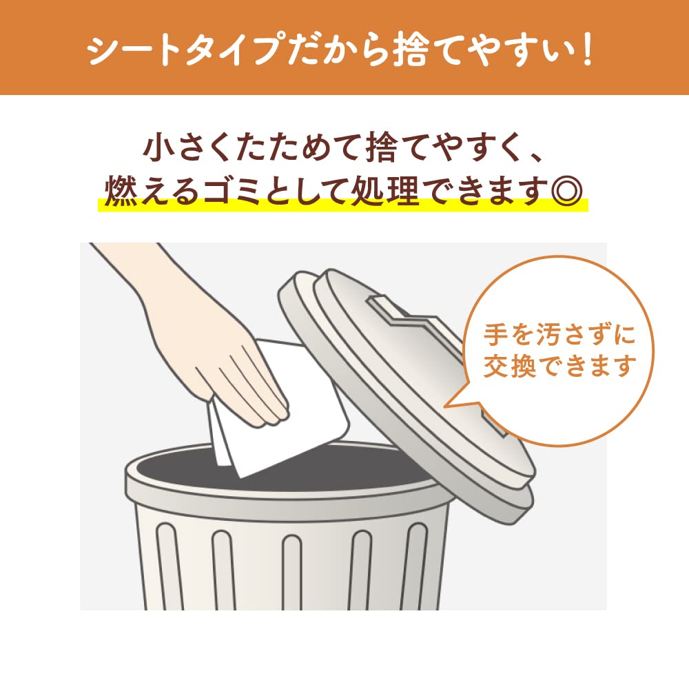 ニャンとも清潔トイレ 脱臭・抗菌シート 大容量 12枚入 [猫用システムトイレシート] システムトイレ用