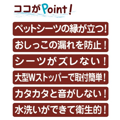 アース・ペット アースペットTK ペファミ トイレマット03 レギュラー ブラウン