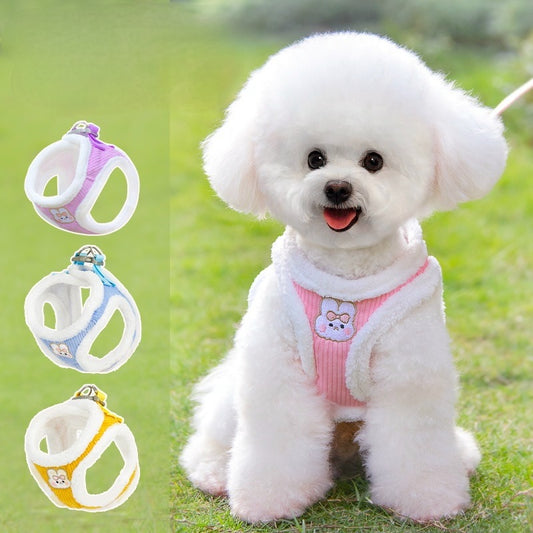 ペット用品 犬用ハーネス シンプル お出かけ リード 小型犬 おしゃれ 犬用 ハーネス 猫用 簡単装着 軽量 中型犬 ハーネスリードセット ペットハーネス ネコ用ハーネス お散歩 犬 2点セット 96