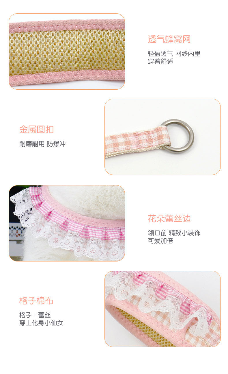 軽量 中型犬 ペットハーネス ペット用品 胴輪 犬用ハーネス 猫用 犬 ハーネス 簡単装着 おしゃれ ハーネスリードセット 小型犬 4 2点セット リーシュ お散歩 リード ネコ用ハーネス 犬用 お出