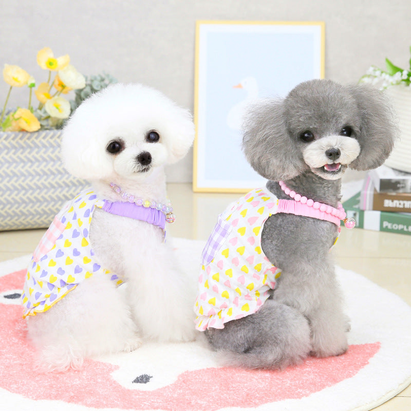 猫 犬 洋服 犬服 ペット服 大中小型犬 ペット用品 犬/猫用 犬の服 ペットウエア 小型犬 中型犬 通気 可愛い ドッグウェア トレーナー 犬 服 ワンピース サロペット ビションフリーゼ 犬猫服