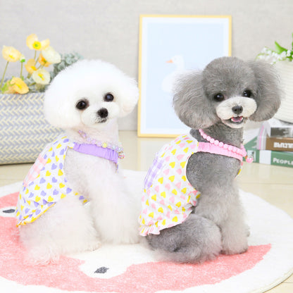 猫 犬 洋服 犬服 ペット服 大中小型犬 ペット用品 犬/猫用 犬の服 ペットウエア 小型犬 中型犬 通気 可愛い ドッグウェア トレーナー 犬 服 ワンピース サロペット ビションフリーゼ 犬猫服