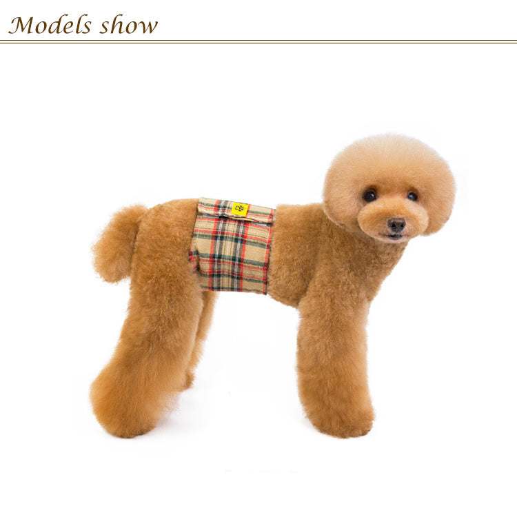マナーベルト 犬服 ドッグウェア 春夏秋冬 ギンガムチェック柄 マナーベルト マナーパンツ 吸収層付き 防水 伸縮性 ドッグカフェ ドッグラン 公共施設 マナー用 3カラー 生理用品 衛生 お出かけ