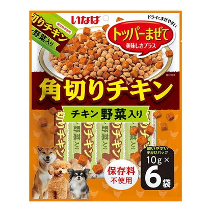 <a href="https://www.qoo10.jp/gmkt.inc/Search/brand.aspx?brandno=77771" target="_blank" class="title_brand" id="btn_brand" title="いなばペットフード">いなばペットフード</a>角切りチキン 野菜入り 10g×6袋