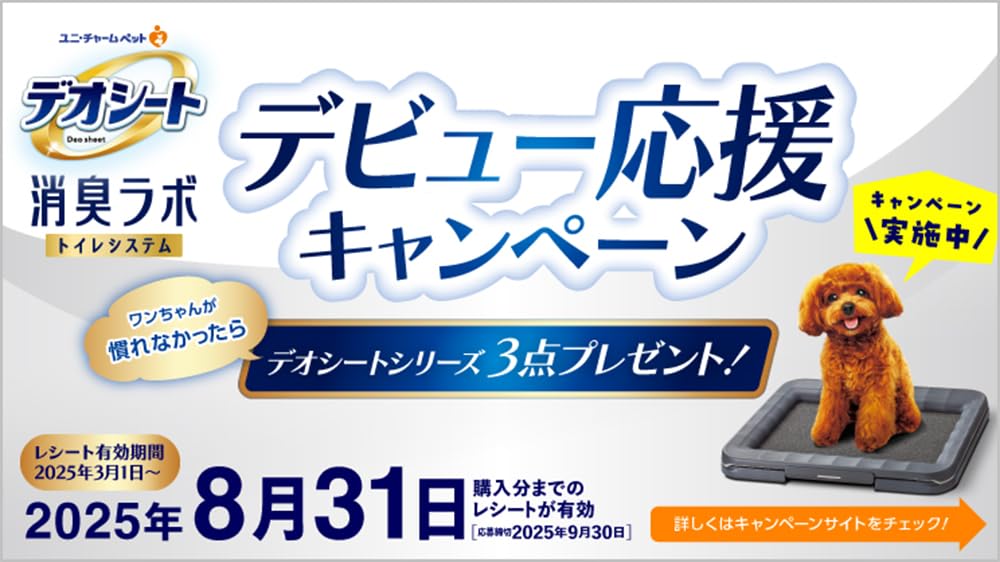 【3日間交換無しでもニオわない】デオシート消臭ラボ本体セット [約2週間分フィルター・マット付] 犬用トイレ本体 ワイド
