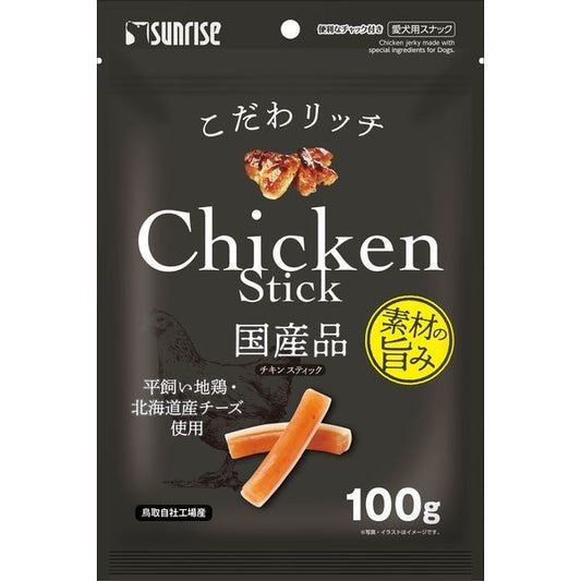 <a href="https://www.qoo10.jp/gmkt.inc/Search/brand.aspx?brandno=26472" target="_blank" class="title_brand" id="btn_brand" title="マルカン">マルカン</a>こだわリッチ チキンスティック 100g