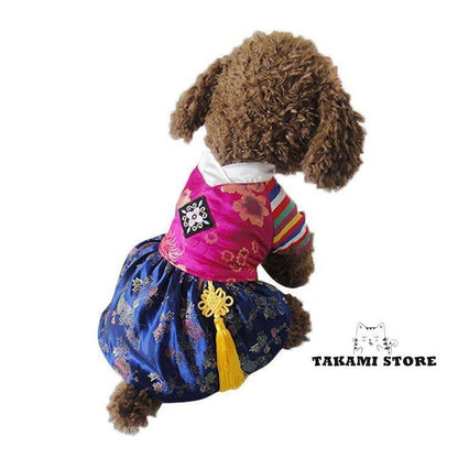 メガ割 韓国の伝統服 チマチョゴリ 可愛い 犬のチマチョゴリ 犬 服 ドレス ワンちゃん服 ワンちゃん 韓流 韓服 犬服 ドッグウェア ペットグッズ
