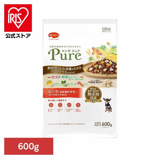 コンボピュアドッグ超小粒600g 1011330 日本ペットフード株式会社