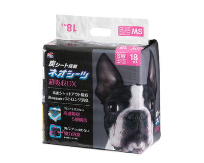 ネオ・ルーライフ ネオシーツ カーボン DX ペットシーツ スーパーワイド 18枚入×4袋 全72枚 (ケース販売)