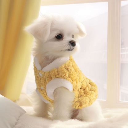 子犬ペット服春秋冬暖かいぬいぐるみウエストコートビションフリーゼ小型犬かわいいベストテディ肥厚犬 服 犬 犬の服 犬 洋服 犬の服夏 犬洋服