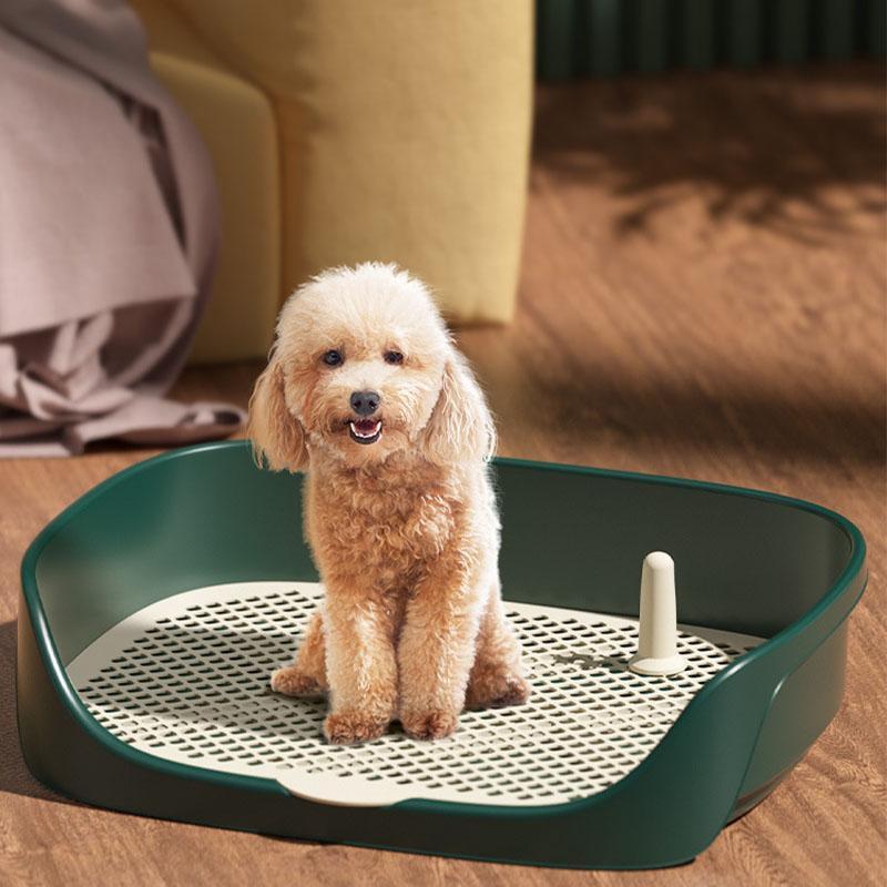 犬トイレ 犬トイレトレー ワイド しつけ 清潔 ほとばしり防止 リムーバブル 犬用トイレ ペット用 小型犬 トレーニングトイレ
