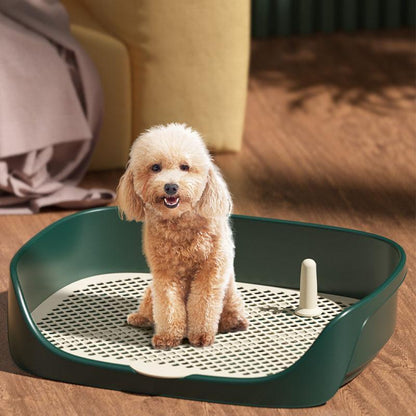 犬トイレ 犬トイレトレー ワイド しつけ 清潔 ほとばしり防止 リムーバブル 犬用トイレ ペット用 小型犬 トレーニングトイレ