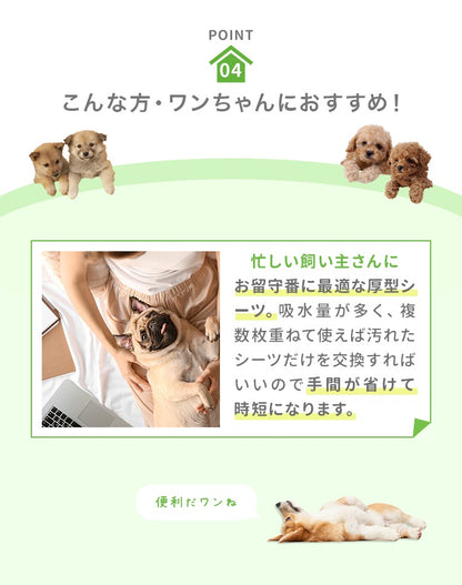 <a href="https://www.qoo10.jp/gmkt.inc/Search/brand.aspx?brandno=114450" target="_blank" class="title_brand" id="btn_brand" title="WEIMALL">WEIMALL</a>ペットシーツ 厚型プレミアム ワイド レギュラー 大容量 1200枚 800枚 600枚 200枚 まとめ買い 使い捨てペットシート 多頭飼い 犬 猫 業務用 ペット用品