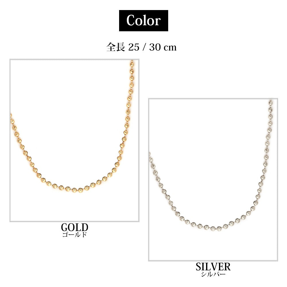 <a href="https://www.qoo10.jp/gmkt.inc/Search/brand.aspx?brandno=121124" target="_blank" class="title_brand" id="btn_brand" title="MELODY ACCESSORY">MELODY ACCESSORY</a>K18GP 送料無料 ドッグアクセサリー 犬用 ネックレス 首輪 チョーカー 犬 いぬ DOG ねこ 猫 ペット ボールチェーン シンプル 小型犬 中型犬 かわいい おしゃ