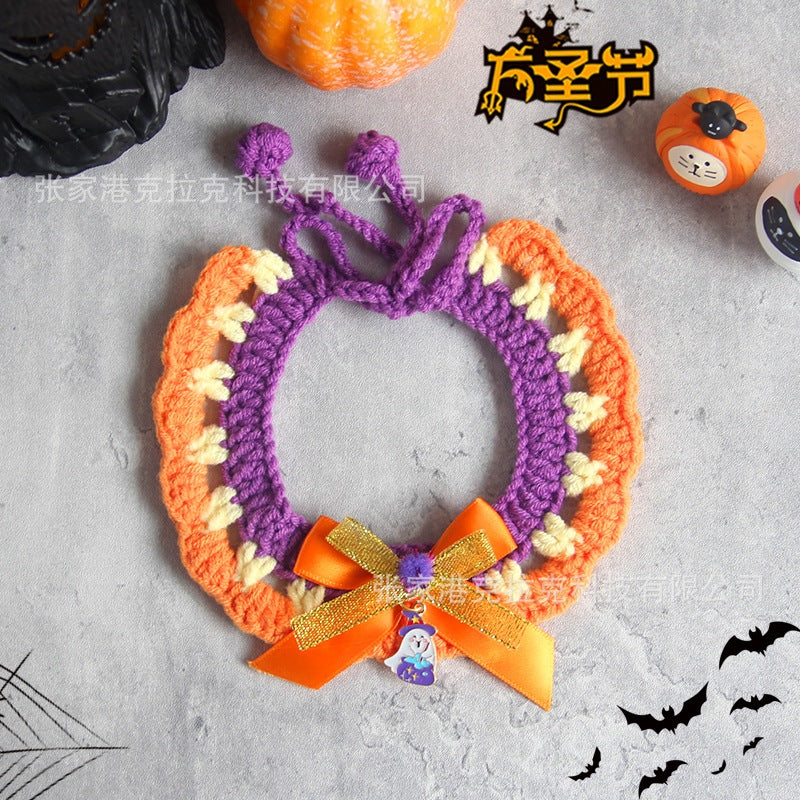 ねこ/犬用品 首輪マフラー サンタマフラー ハロウィンギフト プレゼント お祝い 大人気 着脱簡単 可愛い 散歩 旅行 撮影用 ペット服 記念撮影 INS tiktok かわいい ペット用品 ペット