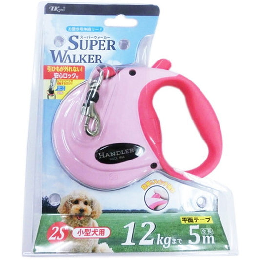 <a href="https://www.qoo10.jp/gmkt.inc/Search/brand.aspx?brandno=105700" target="_blank" class="title_brand" id="btn_brand" title="アース・ペット">アース・ペット</a>ハンドラー 伸縮リードN.2S ピンク