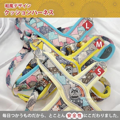 おしゃれ 簡単装着 介護用 ハーネス クッション 通気性 快適 ソフトパッド ハーネス 柴犬 胴輪 痛くない 犬用ハーネス 犬 ふわふわ 脱げない 犬用 犬 抜けない