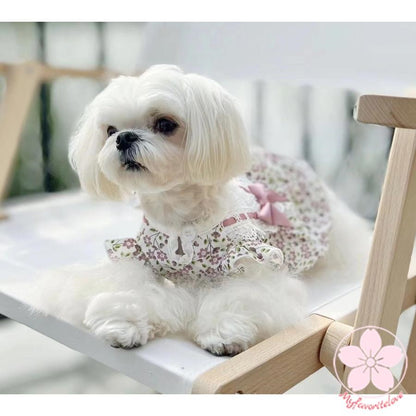 万能流行感 ペット 服 安い 犬 春 夏 ２色 付き 花柄 ワンピース かわいい 可愛い ハイブランド 猫 ドッグウェア