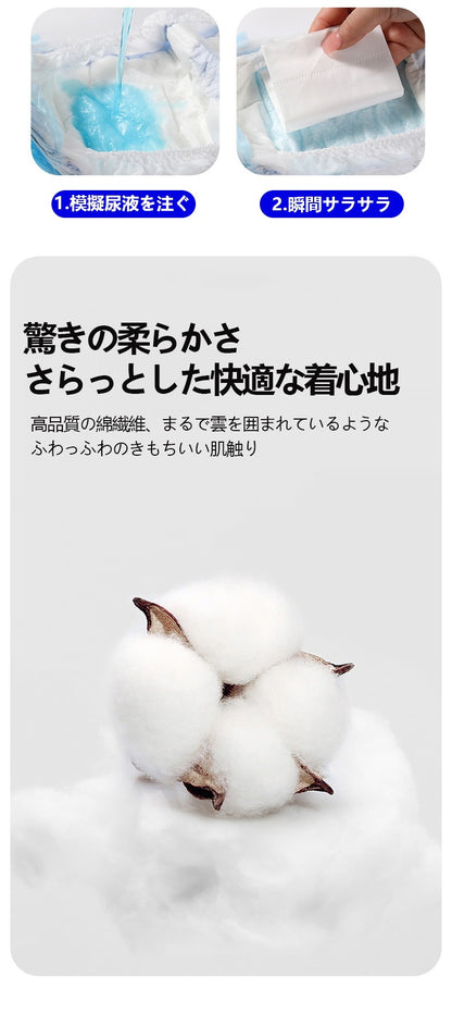 <a href="https://www.qoo10.jp/gmkt.inc/Search/brand.aspx?brandno=109151" target="_blank" class="title_brand" id="btn_brand" title="Honeycare">Honeycare</a>犬用 紙おむつ 40枚 パンツタイプ マナーおむつ 男女兼用 オムツ しつけ 介護 紙おむつ 犬 猫 ペット用紙おむつ