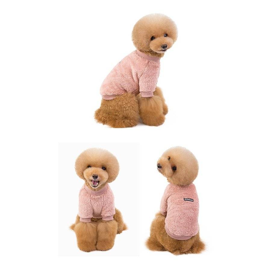 2025秋冬新作 犬服 ペット ドッグウェア 犬の服 Tシャツ トレーナー ボア 無地 もこもこ モコモコ ペット用品 わんこ わんちゃん ドッグ 洋服 秋冬 秋服 冬服 防寒 小型犬 中型犬 新