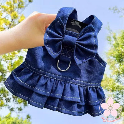 新作 トレンド ペット 服 安い 犬 春 夏 秋 冬 デニム タンクトップ ワンピース かわいい 可愛い ハイブランド 猫 ドッグ ウェア