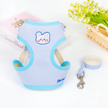 犬 ペット用品 猫用 犬用 おしゃれ お散歩 胴輪 103 犬用ハーネス ハーネス 2点セット リーシュ ペットハーネス 軽量 中型犬 小型犬 リード ネコ用ハーネス シンプル ハーネスリードセット