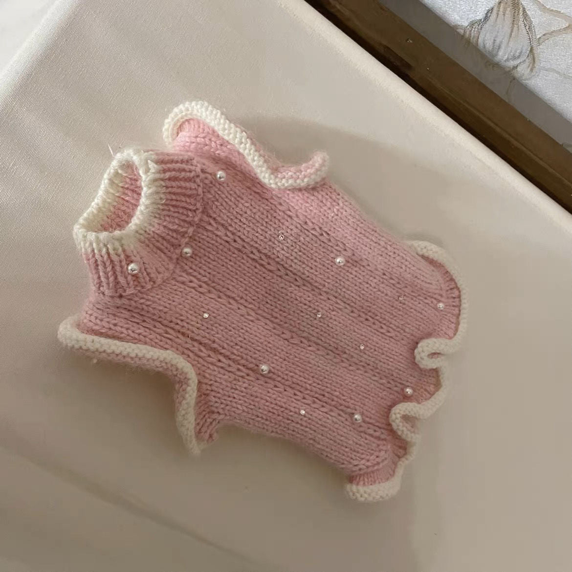 犬服 ペット用品ペットオリジナルミンクベルベットピンクノースリーブジャンパー暖かいシードリルカスタムペット秋冬犬猫春モデル
