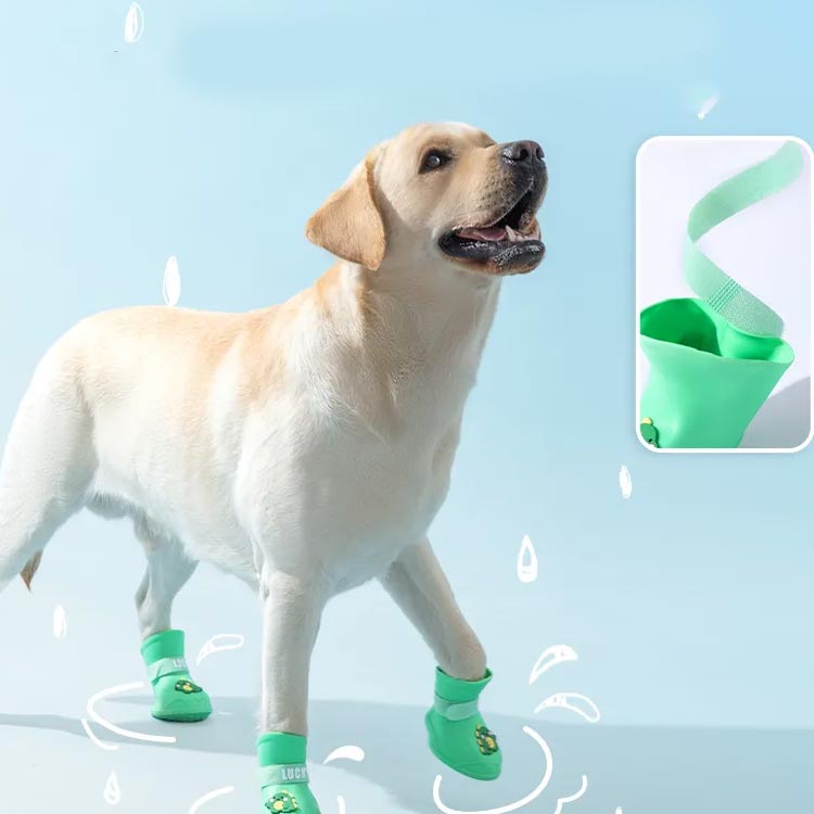 キャンペーン履かせやすい 犬 ブーツ 靴 脱げない 散歩用 犬用靴 犬靴 レインシューズ 防水 肉球保護 滑り止め 犬の靴 レインブーツ ドッグシューズ 怪我 足舐め プロテクション 犬 スポーツ 介