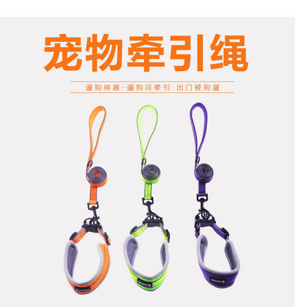猫用 シンプル 胴輪 お散歩 2点セット 軽量 ハーネス ペット用品 簡単装着 ネコ用ハーネス おしゃれ ハーネスリードセット 犬 小型犬 中型犬 お出かけ 犬用ハーネス ペットハーネス リーシュ リ