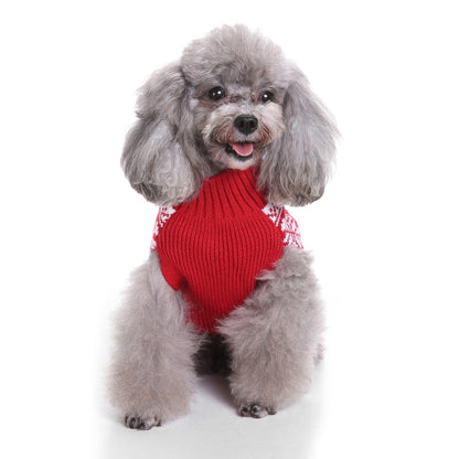 2023年新作入荷　ペット服 犬　服　Tシャツ ドッグウェア犬セーターペットクリスマスセーターニットハイネックペット服セーター犬セーター