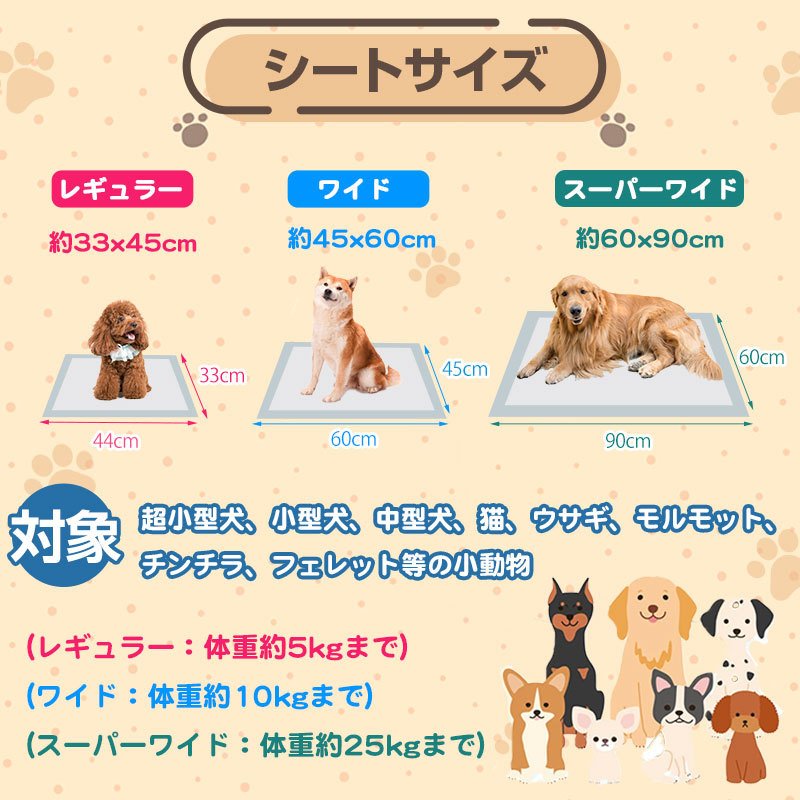 <a href="https://www.qoo10.jp/gmkt.inc/Search/brand.aspx?brandno=122762" target="_blank" class="title_brand" id="btn_brand" title="HAMI PET">HAMI PET</a>ペットシーツ 業務用 ペットシーツ ワイド 400枚