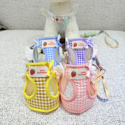 新しい犬の胸の背中のかわいいペットのベスト式の小型犬の牽引紐は犬のひもの翼のレースを散歩します メガ割ワンピースパンツトートバッグ