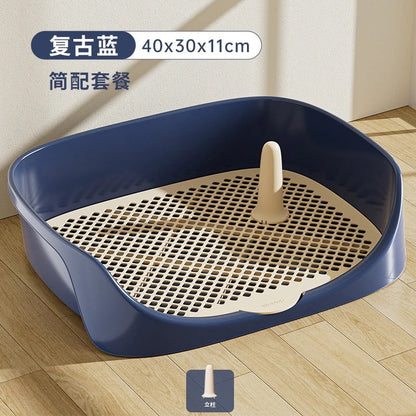 犬 トイレトレー 犬 トイレ ワイド 保護掃除が簡単 ペットトイレ トレーニングトイレ メッシュトレ メッシュトレー 犬トイレトレー 柱付き 訓練しやすい 飛び散