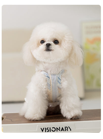 犬 洋服 2025新作犬服春夏ボーダー蝶結びキャミソール小型犬ペットドレス