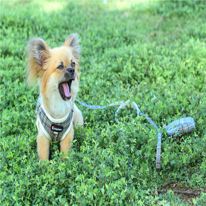 犬用 リーシュ 簡単装着 シンプル ネコ用ハーネス お散歩 ハーネスリードセット 小型犬 胴輪 2点セット お出かけ おしゃれ 軽量 129 ペットハーネス 猫用 中型犬 ハーネス リード ペット用品