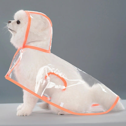 人気ペットマッキントッシュ透明犬マッキントッシュ防水防風ペット服大型犬