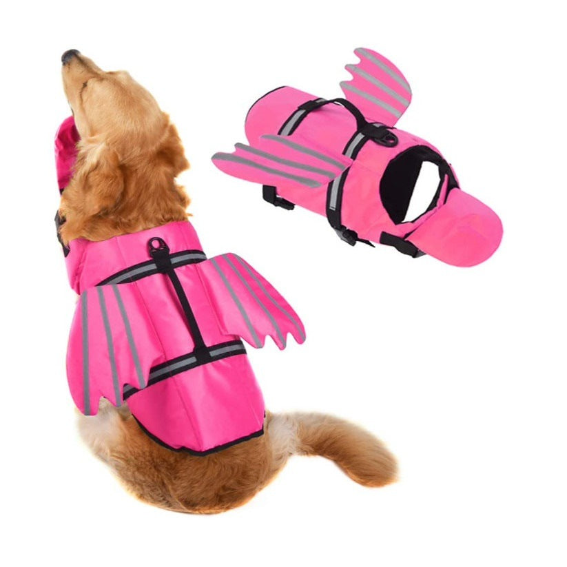 犬 ライフジャケット 小型犬 安全な泳ぎを補助 救命胴衣 ペットジャケット 犬用ライフジャケット 水泳の練習用品 犬 救急服 ペットライフジャケット 高浮力