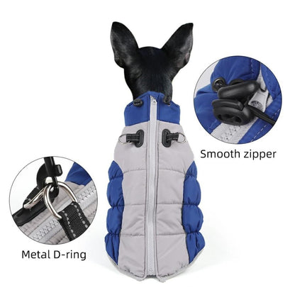 冬 ジャケット 犬服 小型犬 ドッグウェア 中型犬 コート 暖かい 重ね着 厚手 ベスト 犬の服 撥水 防寒 ハーネス ハーネス一体型ジャンパー 防寒着 オシャレ 犬