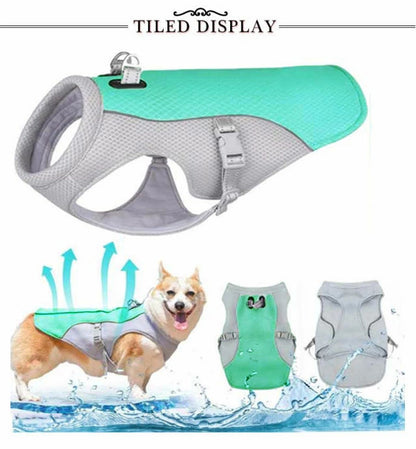 キャンペーンイテムドッグウエア クール 熱中症対策 ペット 犬服 大型犬 犬用 ひんやり ドッグウェア 小型犬用 暑さ対策 クール クール 冷感クール 接触冷感 クールウエア 着脱簡単 通気 着せや