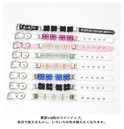 【送料無料】犬 首輪 おしゃれ かわいい おすすめ パール調 パール ビーズ 猫用首輪 犬散歩グッズ 可愛い 首輪犬 中型犬首輪 子犬 小型犬 中型犬 犬の首輪 犬用首輪 犬首輪 散歩 グッズ 愛犬