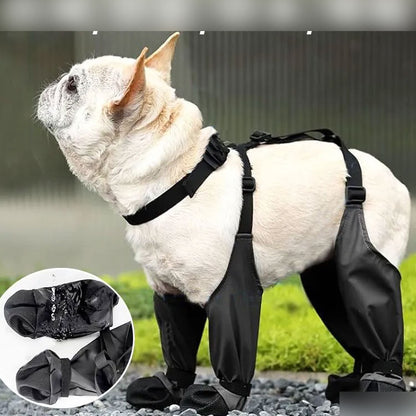 キャンペーン犬用レッグカバー レインシューズ 脱げない 犬 靴 梅雨用 レインシューズカバー 滑りにくい 脱げない 犬用レッグカバー レギンス 犬用シューズ 犬 犬の靴 汚れ防止 肉球保護 雨用ブーツ