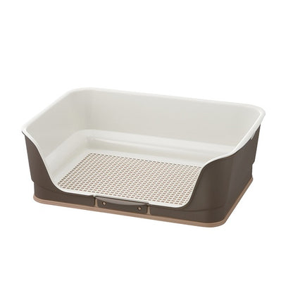 <a href="https://www.qoo10.jp/gmkt.inc/Search/brand.aspx?brandno=19528" target="_blank" class="title_brand" id="btn_brand" title="リッチェル">リッチェル</a>お掃除簡単ステップ壁付トイレ レギュラー ダークブラウン
