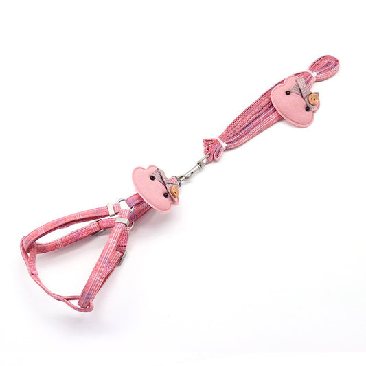 中型犬 2点セット ペット用品 92 ネコ用ハーネス 軽量 ペットハーネス お出かけ 犬 ハーネスリードセット リーシュ 犬用 胴輪 ハーネス お散歩 リード 犬用ハーネス 簡単装着 小型犬 シンプル