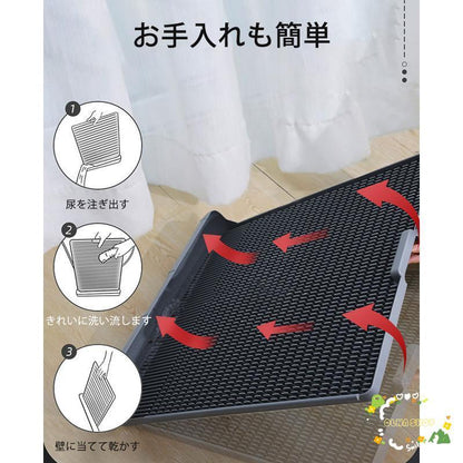 工ガ割-犬 トイレ 5kg25kgまで対応 しつけ用トイレ ぺットトイレ トレーニング用品 オス 飛び散り 便利 ペットトイレ ペット いたずらを防止 犬用 おしっこ