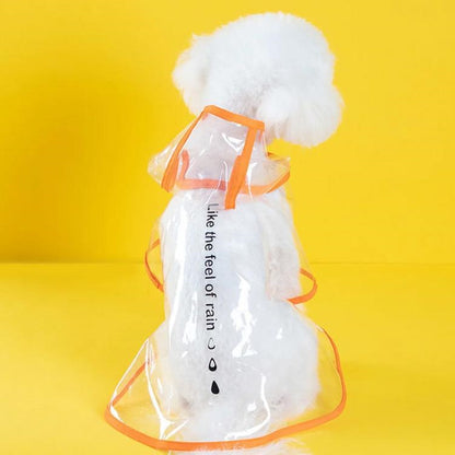 犬服 レインコート 透明 雨具 ドッグウェア フード付き ペット服 ドッグウェア レインウェア 小型犬 大型犬 中型犬 ドッグ 犬服