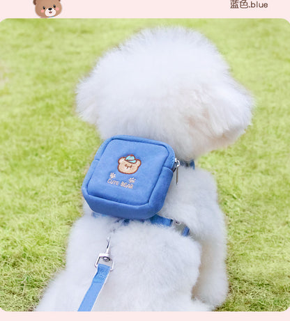 お散歩 胴輪 ネコ用ハーネス 犬 簡単装着 犬用 犬用ハーネス ペット用品 ハーネスリードセット お出かけ 132 小型犬 おしゃれ ハーネス リーシュ ペットハーネス 軽量 リード シンプル 猫用