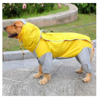 犬服 ドッグウェア レインコート大型犬向け フード付き カッバ 雨具 雨合羽 雨ガッパ 春 夏 秋 冬 合羽 防水 梅雨 ポンチョ 大型犬 大きい