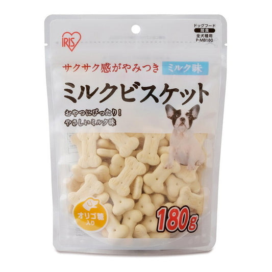 <a href="https://www.qoo10.jp/gmkt.inc/Search/brand.aspx?brandno=49458" target="_blank" class="title_brand" id="btn_brand" title="アイリスオーヤマ">アイリスオーヤマ</a>P-MB180 ミルクビスケット (180g)