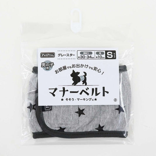 <a href="https://www.qoo10.jp/gmkt.inc/Search/brand.aspx?brandno=112304" target="_blank" class="title_brand" id="btn_brand" title="ペットプロ">ペットプロ</a>マナーベルト グレースター S 犬用 ペット用品