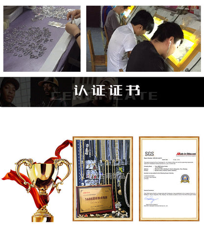 个性嘻哈20mm翻盖扣项链男古巴镶双排锆石时尚霸气轻奢潮牌项链